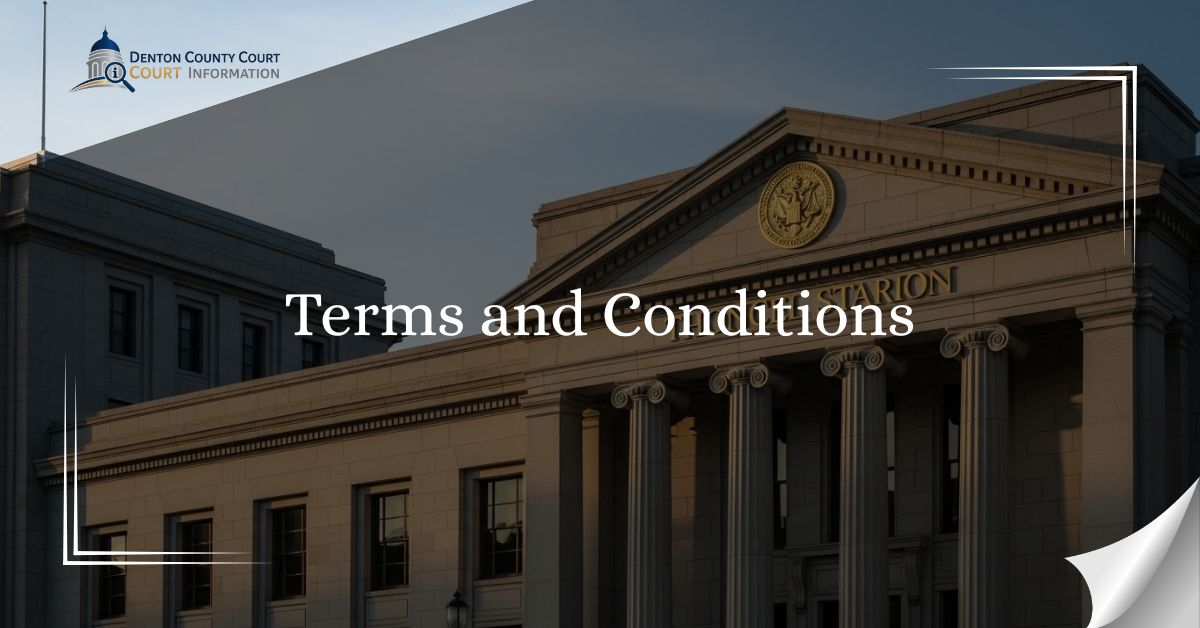Terms and Conditions